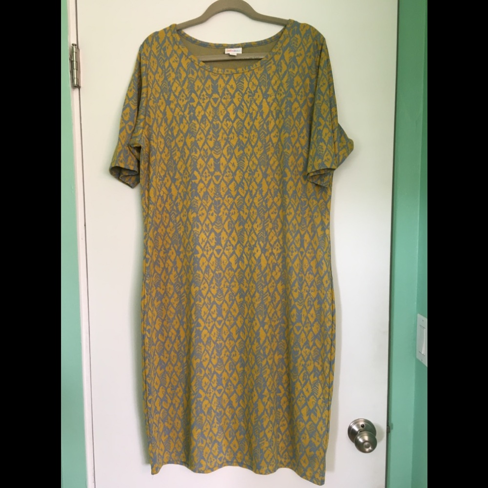 LuLaRoe Julia Dress - size 3xl